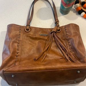 Wrangler Vegan Leather Tote purse